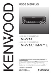 Kenwood TM-V71A Mode D'emploi