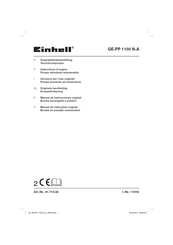 EINHELL GE-PP 1100 N-A Instructions D'origine