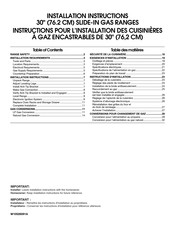 Maytag MGS5752BDS Instructions D'installation