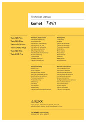 Komet Twin 160 Pro Instructions D'utilisation