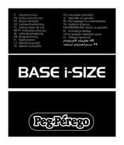 Peg-Perego BASE i-SIZE Notice D'emploi