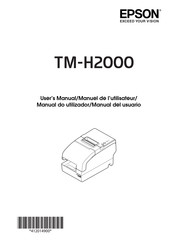 Epson TM-H2000 Manuel De L'utilisateur