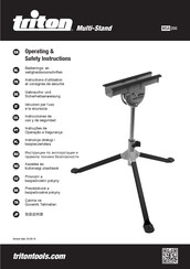 Triton Multi-Stand MSA200 Instructions D'utilisation