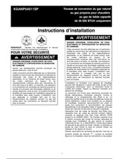 CAC / BDP KGANP54011SP Instructions D'installation