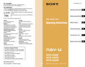 Sony nav-u NVD-U02E Mode D'emploi