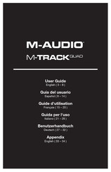 M-Audio M-TRACK QUAD Guide D'utilisation