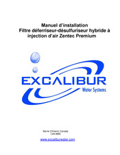 Excalibur Water Systems Zentec Premium Manuel D'installation