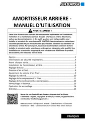 SR Suntour MY19 Manuel D'utilisation