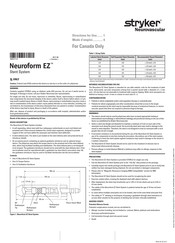 Stryker Neuroform EZ Mode D'emploi