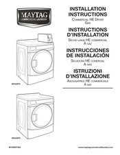 Maytag MDE28PD Instructions D'installation