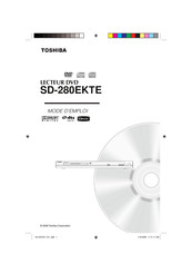 Toshiba SD-280EKTE Mode D'emploi