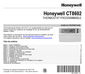 Honeywell CT8602 Guide Du Propriétaire