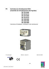 Rittal SK 3318.600 Manuel D'installation, D'utilisation Et De Maintenance
