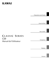 Kawai Classic CS9 Série Manuel De L'utilisateur