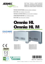 AERMEC GUIGIARO Design Omnia HL 11 Manuel D'utilisation Et D'installation