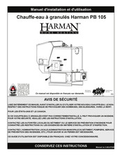 Harman PB105 Manuel D'installation Et D'utilisation