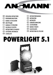 ANSMANN POWERLIGHT 5.1 Manuel D'utilisation