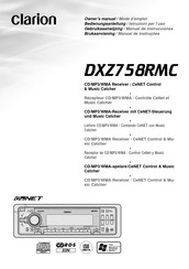 Clarion DXZ758RMC Mode D'emploi