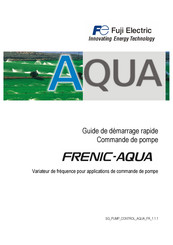 Fuji Electric FRENIC-AQUA Guide De Démarrage Rapide