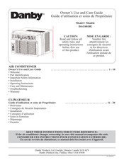 Danby DAC6010E Guide D'utilisation Et Soins De Propriètaire