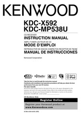 Kenwood KDC-MP538U Mode D'emploi