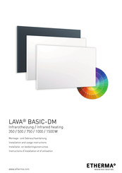 Etherma LAVA BASIC-DM 350W Instructions D'installation Et D'utilisation