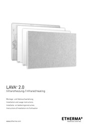 Etherma LAVA2 GLAS 180 DYL Instructions D'installation Et D'utilisation