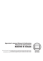 Husqvarna K6500 II Chain Manuel D'utilisation