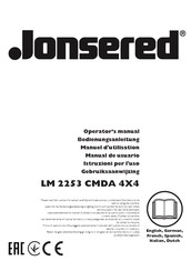 Jonsered LM 2253 CMDA 4X4 Manuel D'utilisation