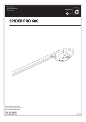 Automatismos Pujol SPIDER PRO 600 Manuel D'utilisation