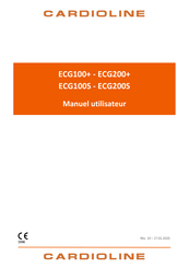 Cardioline ECG100+ Manuel Utilisateur