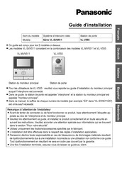 Panasonic VL-V555 Guide D'installation