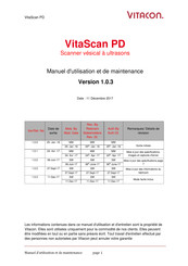 VITACON VitaScan PD Manuel D'utilisation Et De Maintenance