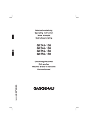 Gaggenau GI 246-160 Mode D'emploi