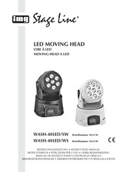 Stage Line electronic WASH-40LED/SW Mode D'emploi