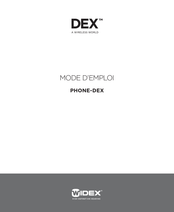 Widex PHONE-DEX Mode D'emploi