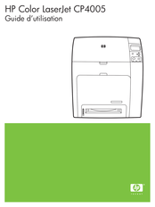 HP Color LaserJet CP4005 Guide D'utilisation