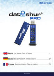 iStorage datashur PRO Manuel D'utilisation