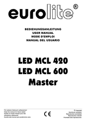EuroLite LED MCL 420 Mode D'emploi