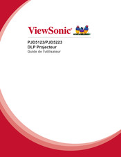 ViewSonic PJD5123 Guide De L'utilisateur