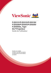 ViewSonic PJD5555w_Tiger Guide De L'utilisateur