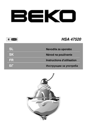 Beko HSA 47520 Instructions D'utilisation