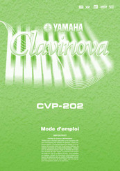 Yamaha Clavinova CVP-202 Mode D'emploi