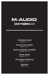 M-Audio Oxygen49 Guide D'utilisation Simplifié