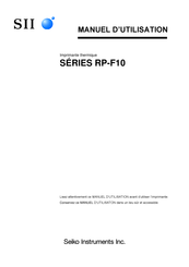 SII RP-F10 Série Manuel D'utilisation