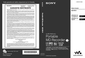 Sony MZ-RH10 Mode D'emploi
