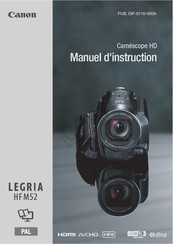Canon LEGRIA HFM52 Manuel D'instruction