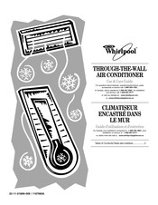 Whirlpool ACU088PP0 Guide D'utilisation Et D'entretien