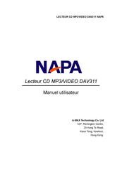 Napa LECTEUR CD MP3 Manuel Utilisateur