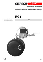 GIERSCH RG1 Instructions De Montage